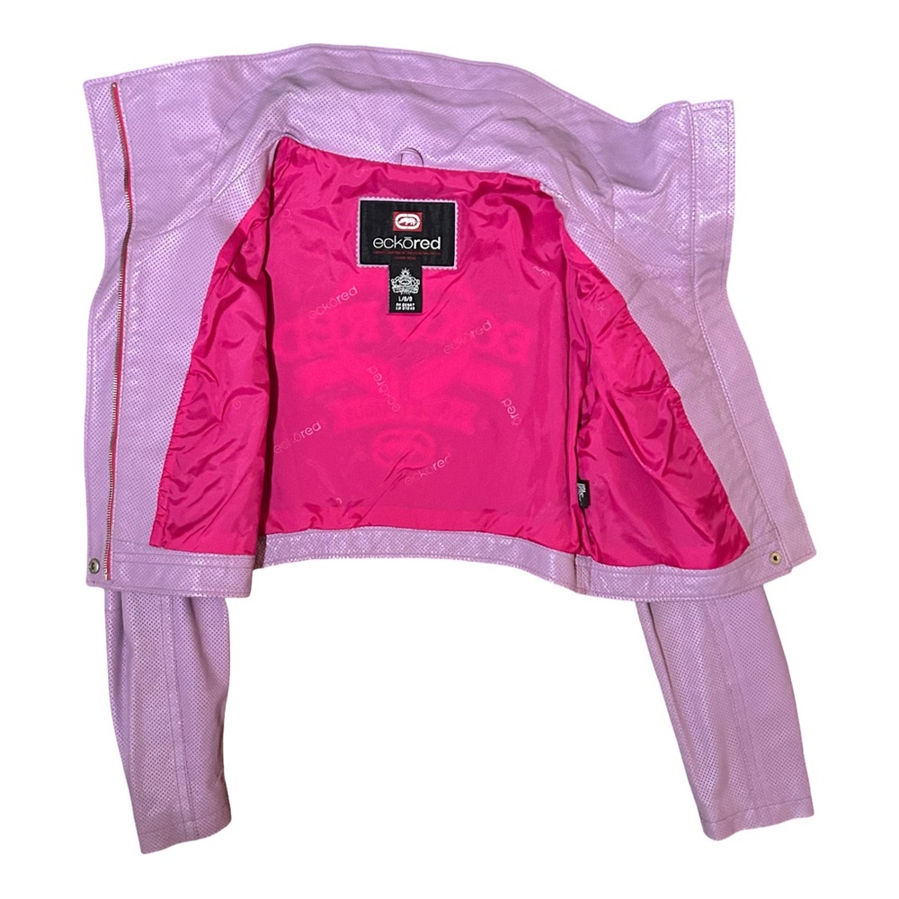 Eckored(Leather) Cropped Jacket - image 3